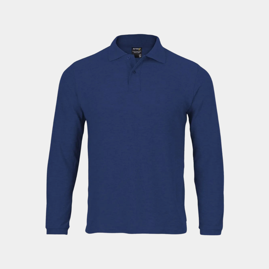 Polera Terrain Hombre Piqué Manga Larga UV