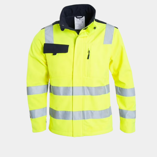 Chaqueta Softshell Bicolor Alta Visibilidad