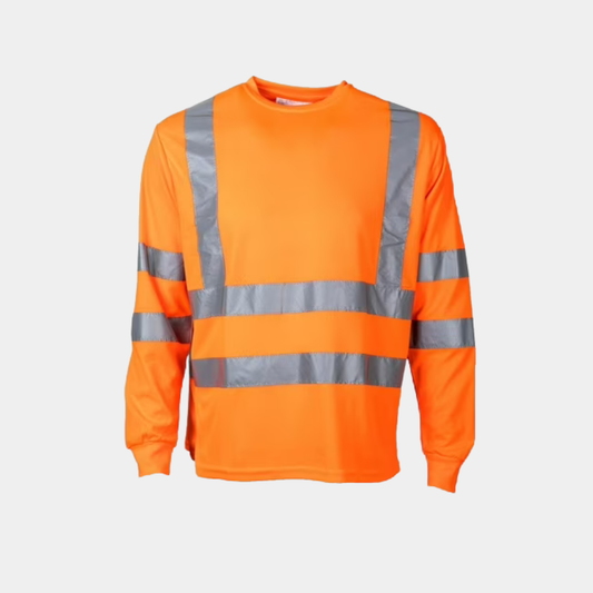 Polera Técnica Manga Larga Alta Visibilidad